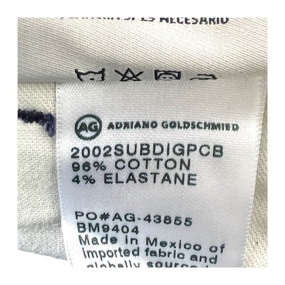 AG Goldschmeid Mens Blue Camo Stretch Pockets Chino Bermuda Shorts Sz 33 New - Picture 7 of 8